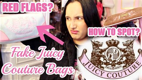 how to spot a fake juicy couture bag|vintage juicy couture bags real.